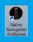 Icona "GasTapsEvoTestSystem" nel desktop
