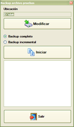 Utilidad de backup 